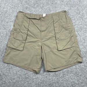 Woolrich Shorts Mens Large‎ Tan Shale Lined Cargo Casual Hiking Walking Short